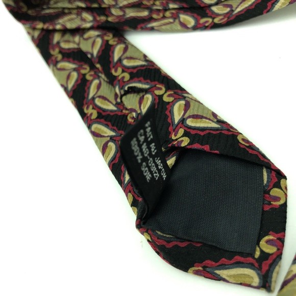 JHANE BARNES Tie Original Fabric 100% Silk Japan Geometric Men’s Necktie 👔 57" - Picture 9 of 12